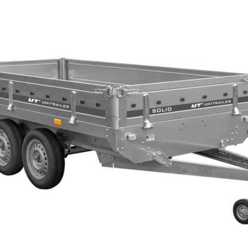 Remorque 2 essieux UNITRAILER SOLID 300/2 750 kg