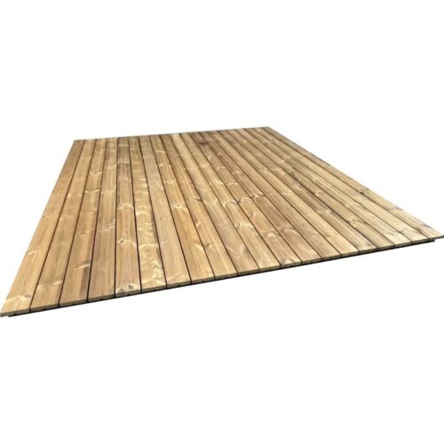 Kit fondation en bois traité autoclave 6m² pour pose d’abri de jardin – Gardy Shelter