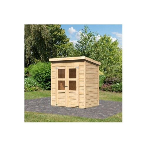 Petit abri de jardin en bois 2,22m² Merseburg 2 – Karibu
