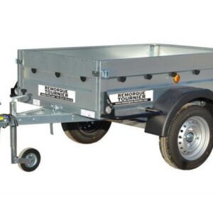 Remorque bagagère AB160 – 500 kg caisse basculante