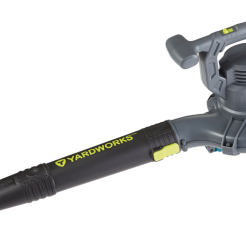 Souffleuse et aspirateur à feuilles électrique Yardworks, 12 A, 400 pi3/min, noir